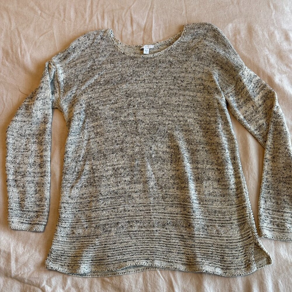 J.Jill Crew Neck Tunic Sweater